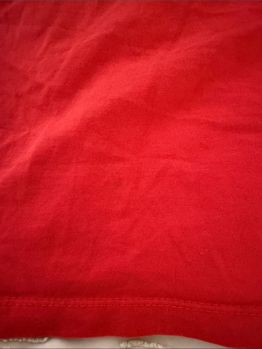 Reebok Red Logo Graphic Tee with Black Block